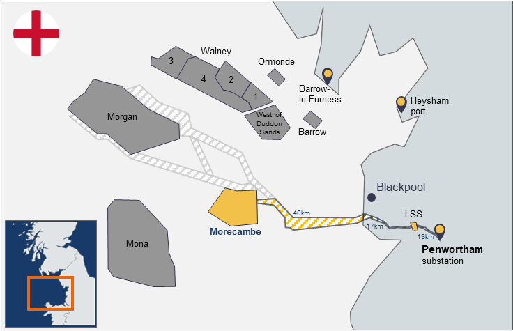 Morecambe Offshore Windfarm Receives Development Consent Order Approval of Generation Assets in UK